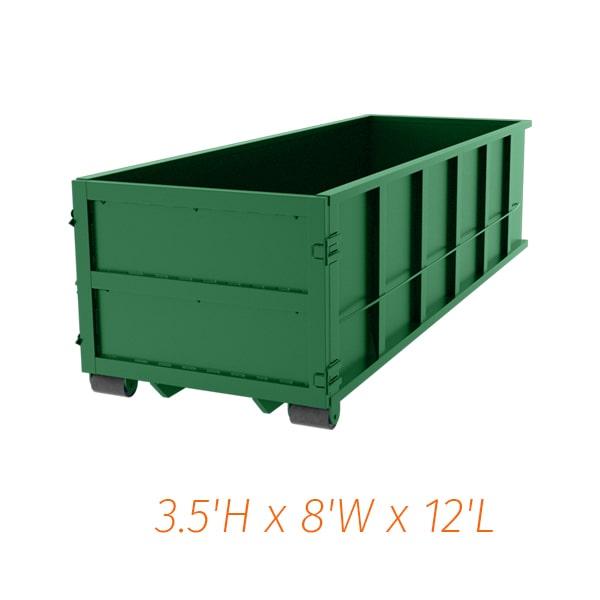 you can typically rent a 10 yard dumpster for 7-14 days, but the rental period can vary depending on the rental company